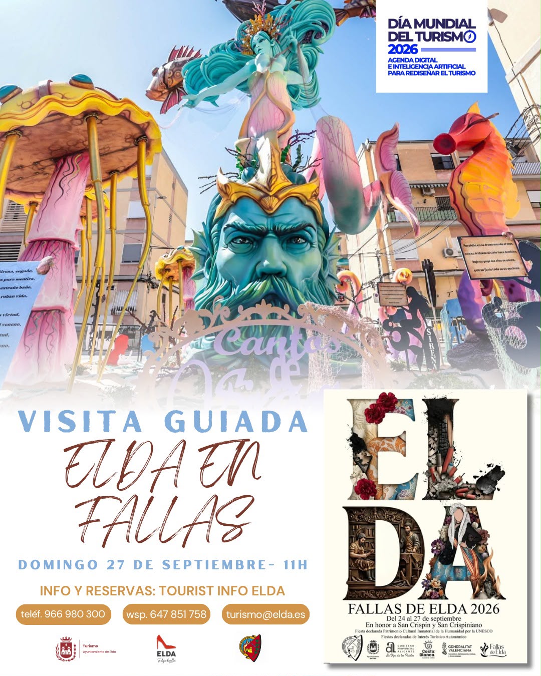 Cartel visita Elda en Fallas-+